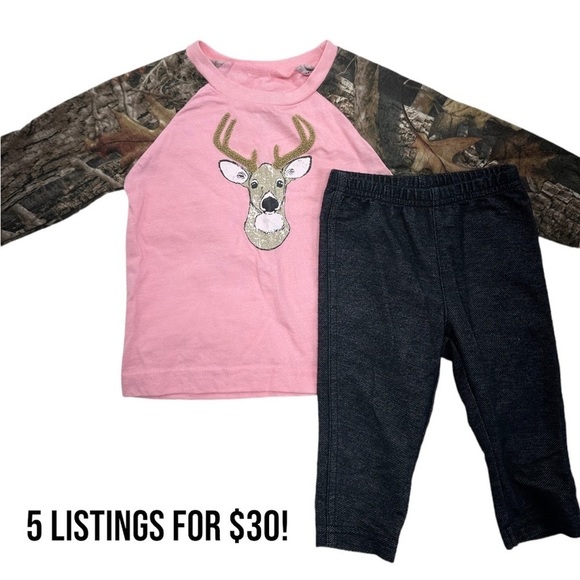 Bass Pro Shops Other - 6 Months Baby Girl Matching Outfit Set​